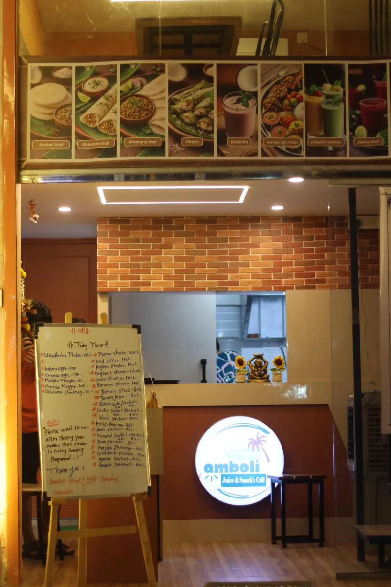 counter and menu boards