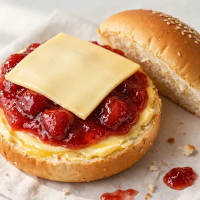 Bun Maska Jam Cheese