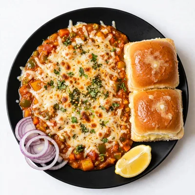 Cheese Pav Bhaji