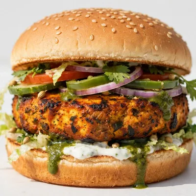 Paneer Tikka Burger