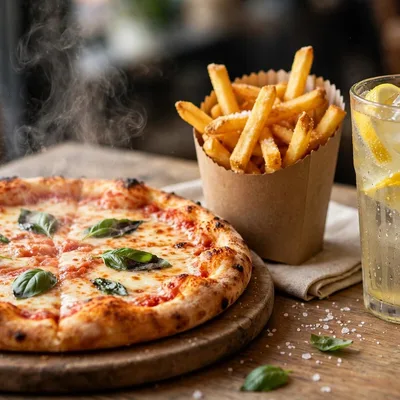Pizza And Fries Combo